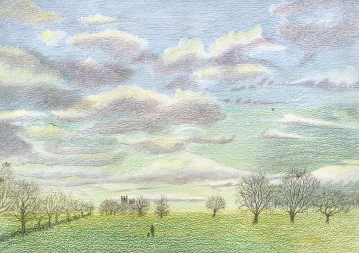 NEW PRINTING Winter Afternoon